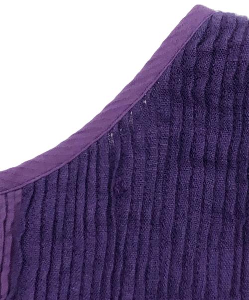 maison de soil（メゾンドソイル）maison de soil (メゾンドソイル) ブラウスワンピース パープル サイズ:SIZE Sの古着・服飾アイテム