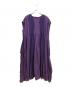 中古・古着 maison de soil (メゾンドソイル) ブラウスワンピース パープル サイズ:SIZE S：12000円