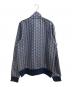 LACOSTE (ラコステ) モノグラムジャカードトラックジャケット ブルー×ホワイト サイズ:SIZE L(US）：13000円