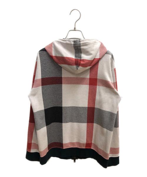 BLACK LABEL CRESTBRIDGE（ブラックレーベル クレストブリッジ）BLACK LABEL CRESTBRIDGE (ブラックレーベル クレストブリッジ) ジップパーカー レッド×ブラック サイズ:SIZE Mの古着・服飾アイテム