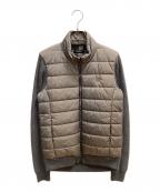 BLACK LABEL CRESTBRIDGEブラックレーベル クレストブリッジ）の古着「ニットジャケット」｜グレー