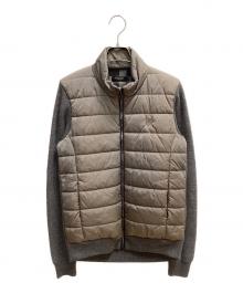 BLACK LABEL CRESTBRIDGE（ブラックレーベル クレストブリッジ）の古着「ニットジャケット」｜グレー