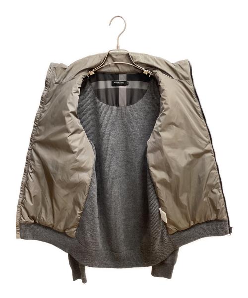 BLACK LABEL CRESTBRIDGE（ブラックレーベル クレストブリッジ）BLACK LABEL CRESTBRIDGE (ブラックレーベル クレストブリッジ) ニットジャケット グレー サイズ:SIZE Mの古着・服飾アイテム