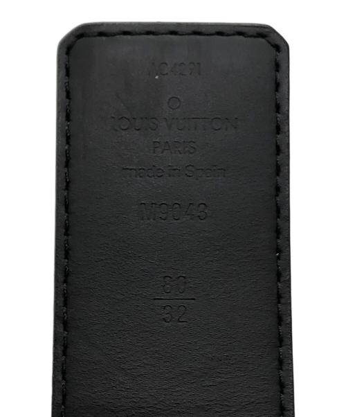 LOUIS VUITTON（ルイ ヴィトン）LOUIS VUITTON (ルイ ヴィトン) レザーベルト ブラックの古着・服飾アイテム