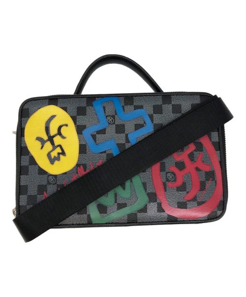 CASTELBAJAC（カステルバジャック）CASTELBAJAC (カステルバジャック) 2WAYバッグ ブラックの古着・服飾アイテム