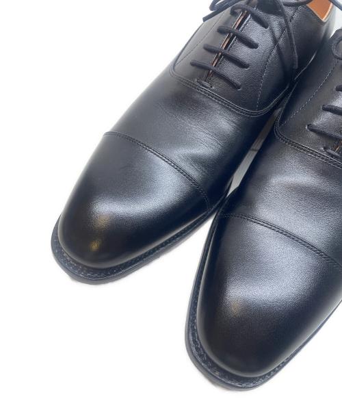 SCOTCH GRAIN（スコッチグレイン）SCOTCH GRAIN (スコッチグレイン) ストレートチップシューズ ブラック サイズ:25cmの古着・服飾アイテム