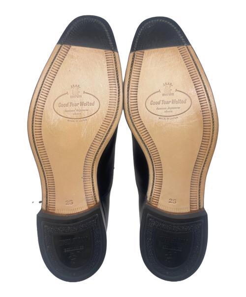 SCOTCH GRAIN（スコッチグレイン）SCOTCH GRAIN (スコッチグレイン) ストレートチップシューズ ブラック サイズ:25cmの古着・服飾アイテム