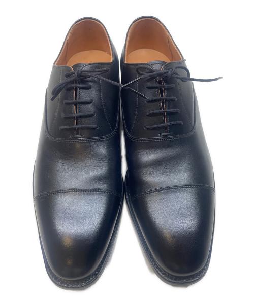 SCOTCH GRAIN（スコッチグレイン）SCOTCH GRAIN (スコッチグレイン) ストレートチップシューズ ブラック サイズ:25cmの古着・服飾アイテム