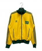 adidasアディダス）の古着「トラックジャケット」｜イエロー×グリーン