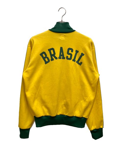 adidas（アディダス）adidas (アディダス) トラックジャケット イエロー×グリーン サイズ:SIZE L（日本語表記 2XO）の古着・服飾アイテム