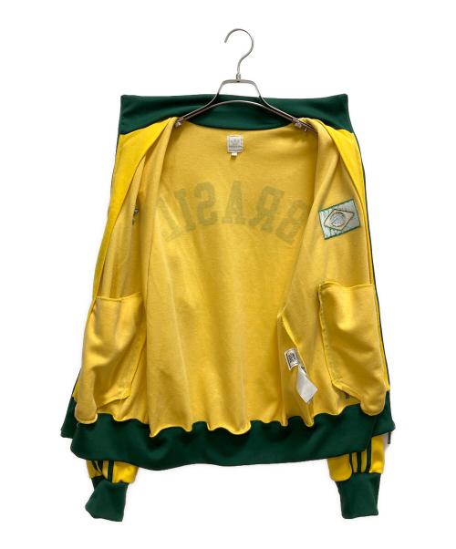 adidas（アディダス）adidas (アディダス) トラックジャケット イエロー×グリーン サイズ:SIZE L（日本語表記 2XO）の古着・服飾アイテム