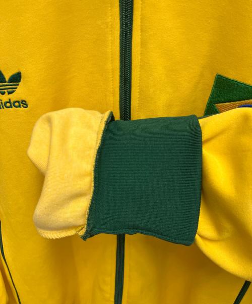 adidas（アディダス）adidas (アディダス) トラックジャケット イエロー×グリーン サイズ:SIZE L（日本語表記 2XO）の古着・服飾アイテム