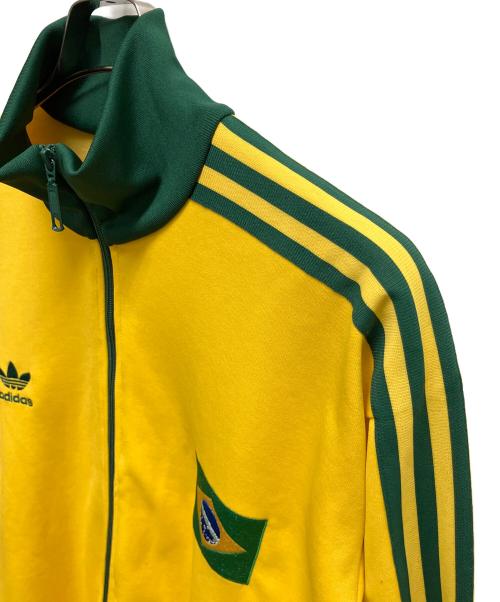 adidas（アディダス）adidas (アディダス) トラックジャケット イエロー×グリーン サイズ:SIZE L（日本語表記 2XO）の古着・服飾アイテム