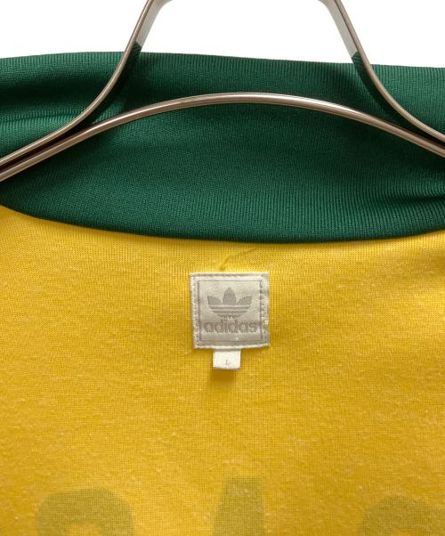 adidas（アディダス）adidas (アディダス) トラックジャケット イエロー×グリーン サイズ:SIZE L（日本語表記 2XO）の古着・服飾アイテム