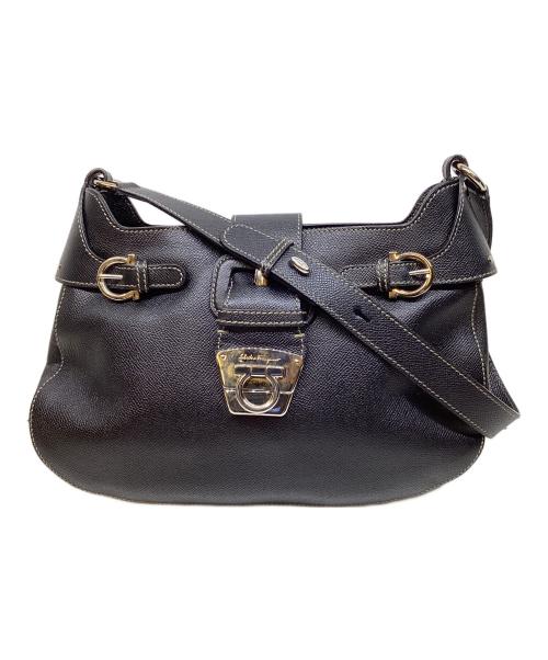Salvatore Ferragamo（サルヴァトーレ フェラガモ）Salvatore Ferragamo (サルヴァトーレ フェラガモ) ワンショルダーバッグ ブラックの古着・服飾アイテム
