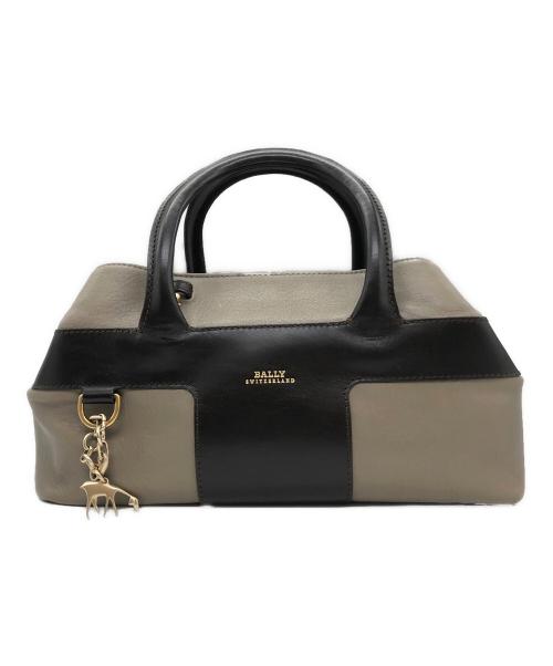 BALLY（バリー）BALLY (バリー) PINA-SM/49 グレー×ブラウンの古着・服飾アイテム