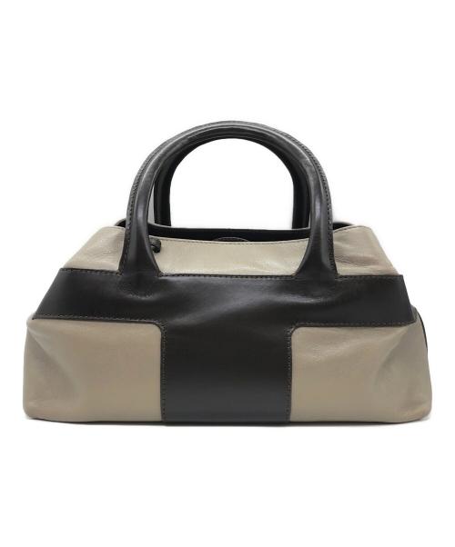 BALLY（バリー）BALLY (バリー) PINA-SM/49 グレー×ブラウンの古着・服飾アイテム