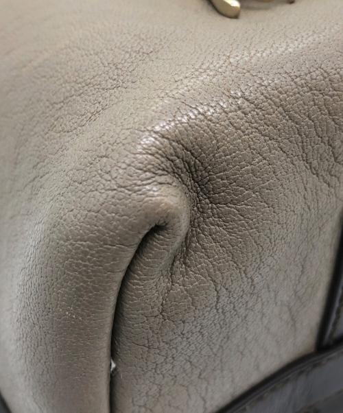 BALLY（バリー）BALLY (バリー) PINA-SM/49 グレー×ブラウンの古着・服飾アイテム