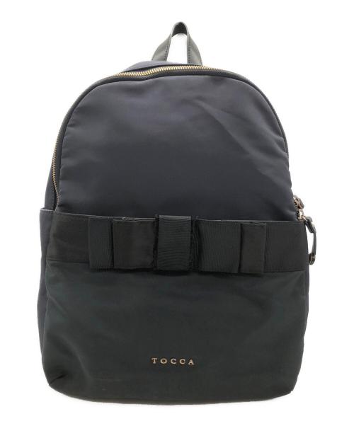 TOCCA（トッカ）TOCCA (トッカ) RIBBON BRICK BACKPACK ネイビーの古着・服飾アイテム