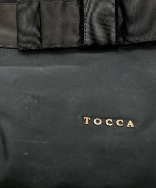 TOCCA（トッカ）TOCCA (トッカ) RIBBON BRICK BACKPACK ネイビーの古着・服飾アイテム