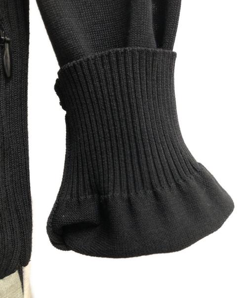 BLUE LABEL CRESTBRIDGE（ブルーレーベルクレストブリッジ）BLUE LABEL CRESTBRIDGE (ブルーレーベルクレストブリッジ) ニットワンピース ブラック×グレー サイズ:SIZE 36の古着・服飾アイテム