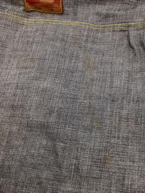 F.O.B FACTORY（エフオービー ファクトリー）F.O.B FACTORY (エフオービー ファクトリー) プルオーバーデニムジャケット ブルー サイズ:SIZE 36の古着・服飾アイテム