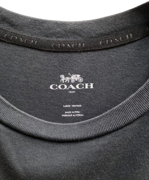 COACH（コーチ）COACH (コーチ) Tシャツ ブラック サイズ:SIZE Lの古着・服飾アイテム