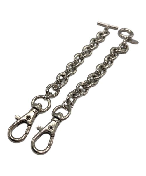 Hysteric Glamour（ヒステリックグラマー）Hysteric Glamour (ヒステリックグラマー) ウォレットチェーン ハート/＆CHOOL GIRL FUNK シルバー×レッドの古着・服飾アイテム