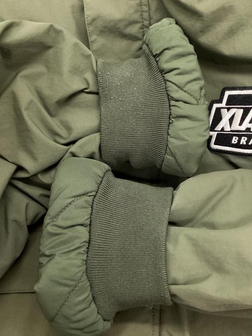 X-LARGE（エクストララージ）X-LARGE (エクストララージ) NYLON PUFFER JACKET オリーブ サイズ:SIZE XLの古着・服飾アイテム