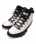NIKEナイキ）の古着「AIR JORDAN 9 RETRO」｜ホワイト×ブラック
