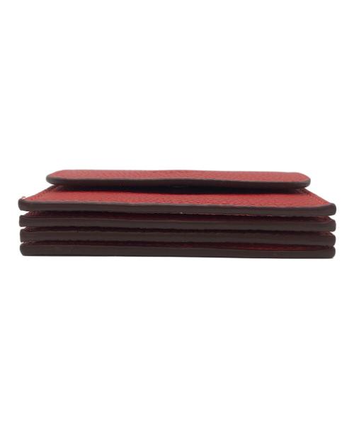 COACH（コーチ）COACH (コーチ) アコーディオンフラップカードケース レッドの古着・服飾アイテム