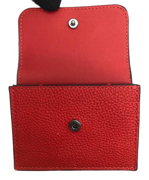 COACH（コーチ）COACH (コーチ) アコーディオンフラップカードケース レッドの古着・服飾アイテム
