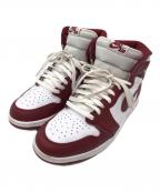 NIKEナイキ）の古着「Air Jordan 1 Retro」｜ボルドー×ホワイト