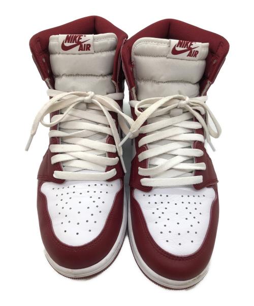 NIKE（ナイキ）NIKE (ナイキ) Air Jordan 1 Retro ボルドー×ホワイト サイズ:SIZE 28.5cmの古着・服飾アイテム