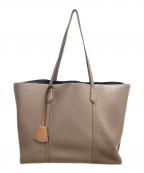 TORY BURCHトリーバーチ）の古着「トリプルコンパートメント トートバッグ」｜ベージュ