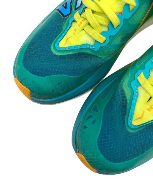 HOKAONEONE（ホカオネオネ）HOKAONEONE (ホカオネオネ) ロケット X 2（エックスツー） グリーン×イエロー サイズ:SIZE 25.5cmの古着・服飾アイテム