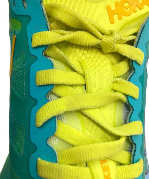 HOKAONEONE（ホカオネオネ）HOKAONEONE (ホカオネオネ) ロケット X 2（エックスツー） グリーン×イエロー サイズ:SIZE 25.5cmの古着・服飾アイテム