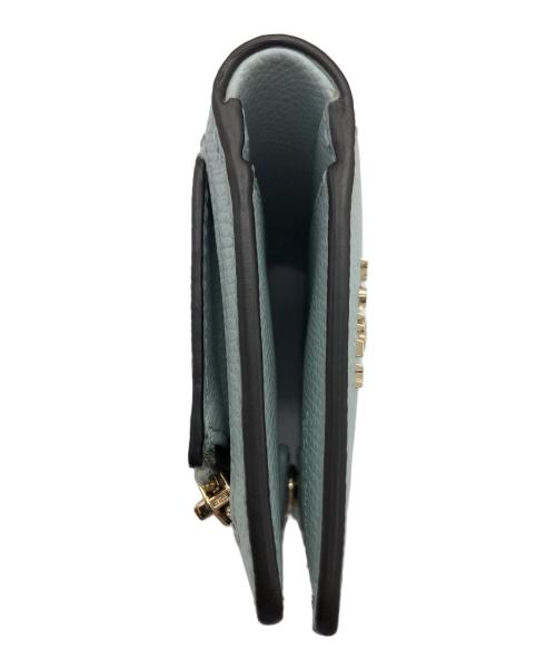 FURLA（フルラ）FURLA (フルラ) CAMELIA S COMPACT WALLET BIFOLD スカイブルーの古着・服飾アイテム