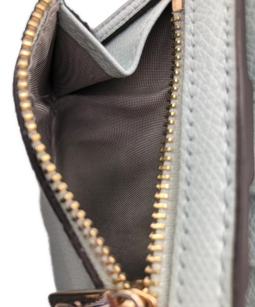 FURLA（フルラ）FURLA (フルラ) CAMELIA S COMPACT WALLET BIFOLD スカイブルーの古着・服飾アイテム