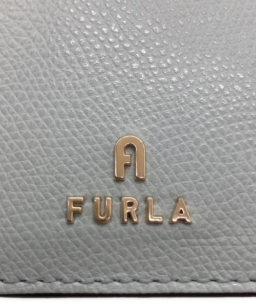 FURLA（フルラ）FURLA (フルラ) CAMELIA S COMPACT WALLET BIFOLD スカイブルーの古着・服飾アイテム