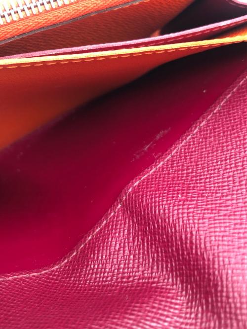 LOUIS VUITTON（ルイ ヴィトン）LOUIS VUITTON (ルイ ヴィトン) エピ　ポルトフォイユ・エミリー オレンジ×レッドの古着・服飾アイテム