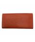 LOUIS VUITTON (ルイ ヴィトン) エピ　ポルトフォイユ・エミリー オレンジ×レッド：18000円