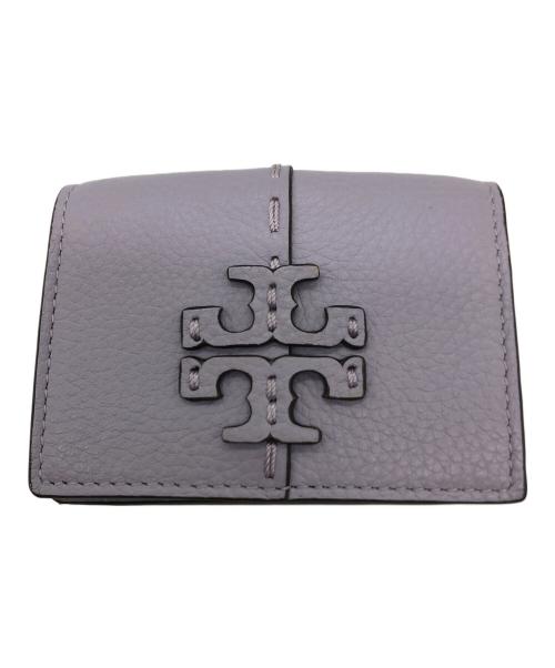 TORY BURCH（トリーバーチ）TORY BURCH (トリーバーチ) マックグロー 3つ折り財布 パープルの古着・服飾アイテム
