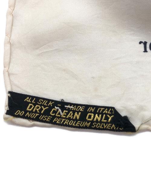 Christian Dior（クリスチャン ディオール）Christian Dior (クリスチャン ディオール) シルクスカーフ ベージュ×ブラックの古着・服飾アイテム