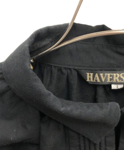 HAVERSACK（ハバーサック）HAVERSACK (ハバーサック) ブラウスワンピース ブラック サイズ:SIZE 1の古着・服飾アイテム
