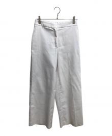 BALLSEY（ボールジィ）の古着「フルダルダブルドビー セミワイドパンツ」｜ホワイト