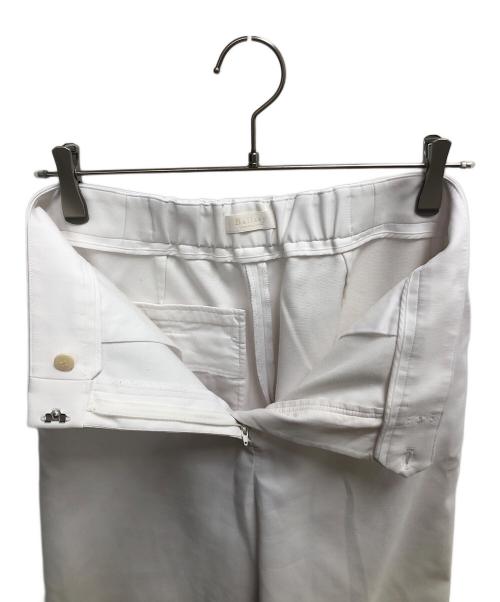 BALLSEY（ボールジィ）BALLSEY (ボールジィ) フルダルダブルドビー セミワイドパンツ ホワイト サイズ:SIZE 38の古着・服飾アイテム