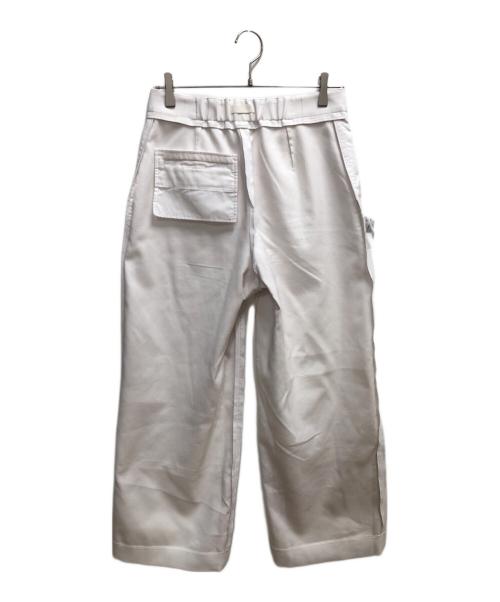 BALLSEY（ボールジィ）BALLSEY (ボールジィ) フルダルダブルドビー セミワイドパンツ ホワイト サイズ:SIZE 38の古着・服飾アイテム
