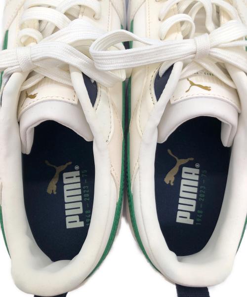 PUMA（プーマ）PUMA (プーマ) REBOUND V6 LOW（リバウンドV6ロウ） ホワイト×グリーン サイズ:SIZE 26cmの古着・服飾アイテム