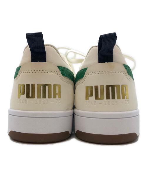 PUMA（プーマ）PUMA (プーマ) REBOUND V6 LOW（リバウンドV6ロウ） ホワイト×グリーン サイズ:SIZE 26cmの古着・服飾アイテム